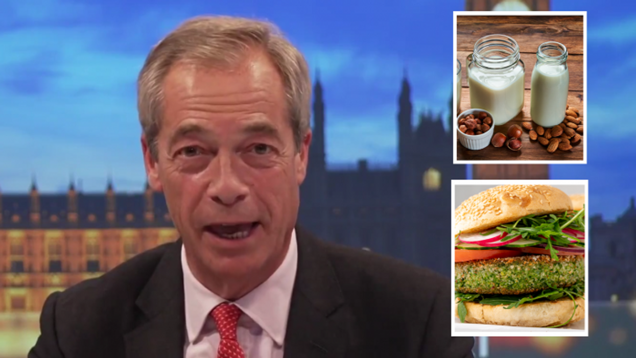 Nigel Farage to go VEGAN: GB News star reaches shocking agreement with Peta campaigner