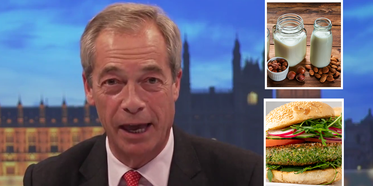 NextImg:Nigel Farage to go VEGAN: GB News star reaches shocking agreement with Peta