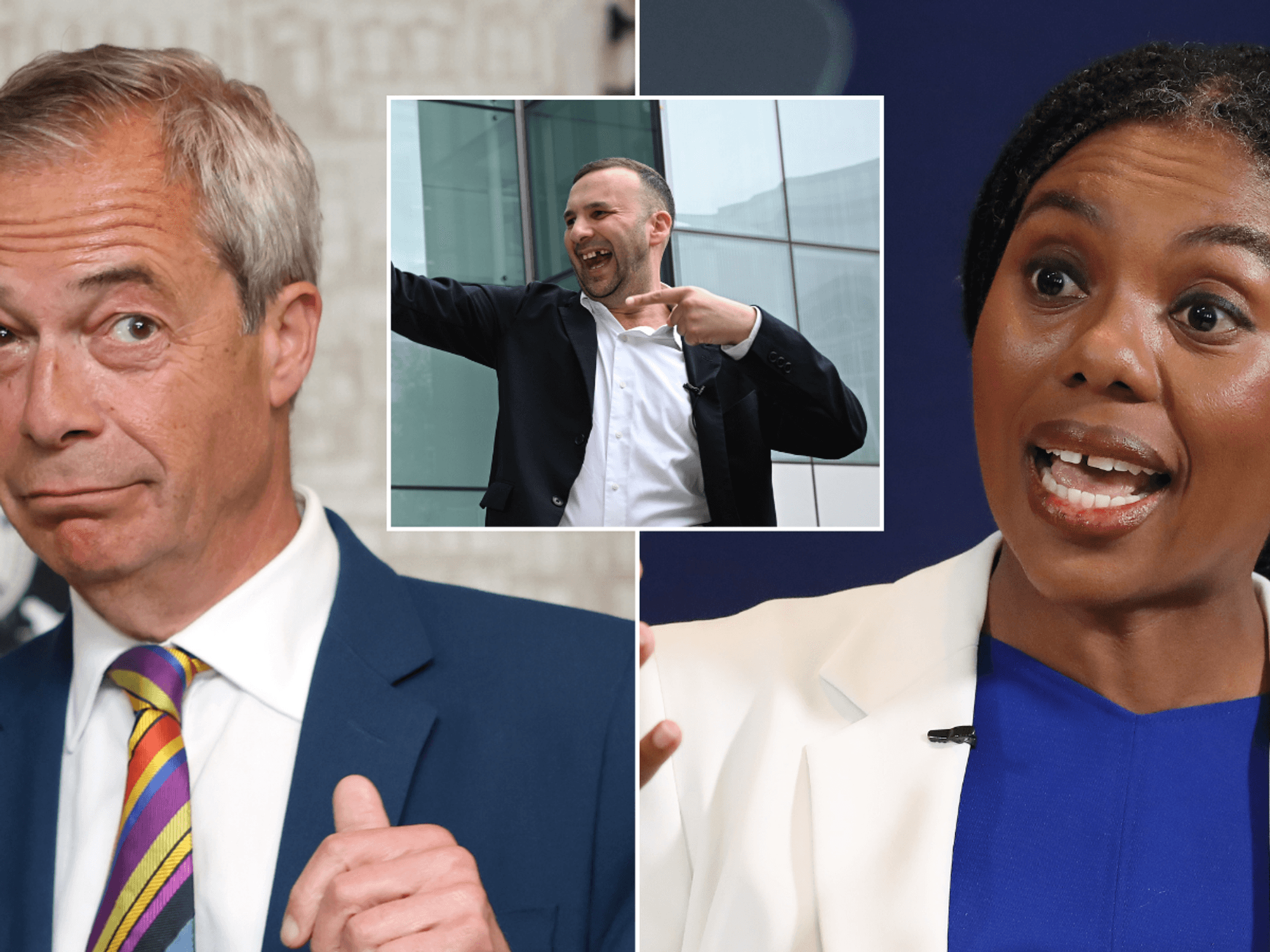 Nigel Farage; Zack Polanski; Kemi Badenoch