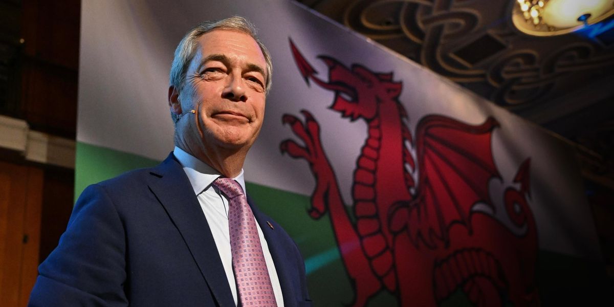 NextImg:'Seismic' boost for Reform UK as Nigel Farage's party neck and neck for biggest party in Wales in new polling