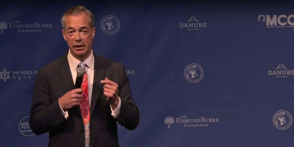 Nigel Farage speech in Brussels SABOTAGED as Mayor calls in police to SHUT DOWN conservative conference with just 15 minutes' notice