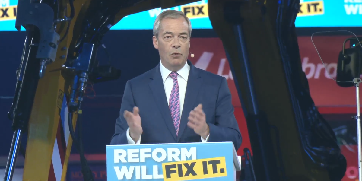 NextImg:WATCH IN FULL: Nigel Farage launches Reform UK local elections - 'We will fix broken Britain!'
