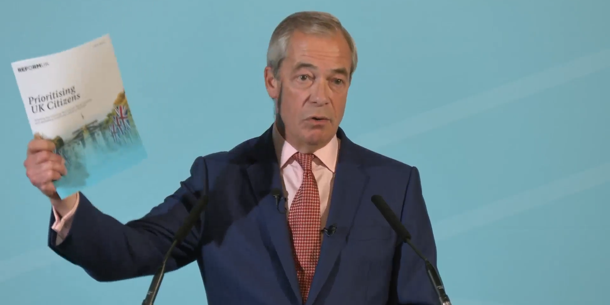 NextImg:Nigel Farage pledges MASSIVE cuts to welfare spending as he outlines new migration plan