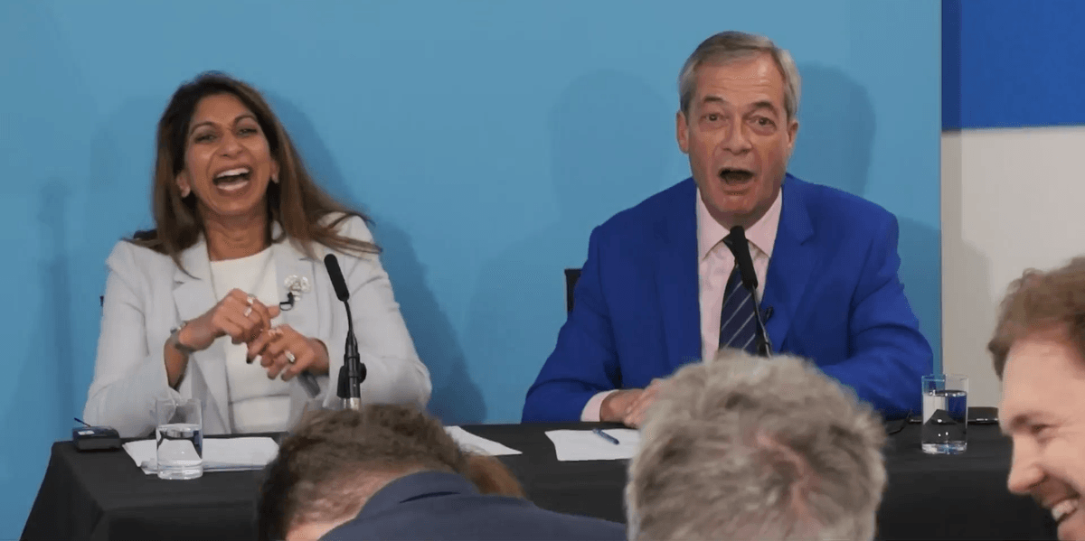 Nigel Farage astounded by Christopher Hope’s blunt admission about Suella Braverman Nigel Farage astounded by Christopher Hope’s blunt admission about Suella Braverman