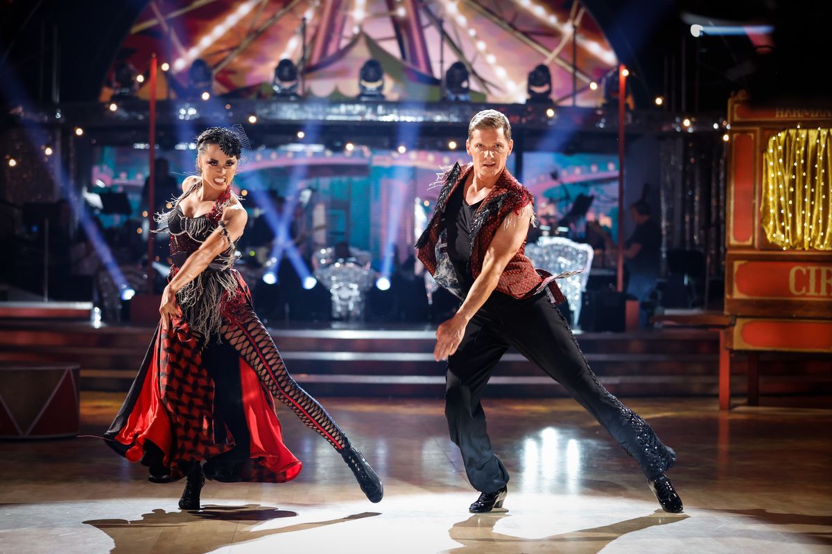 Nigel Harman and Katya Jones