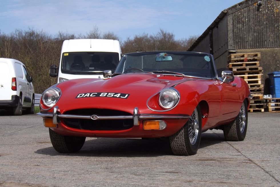 Nigel Havers' Jaguar E-Type
