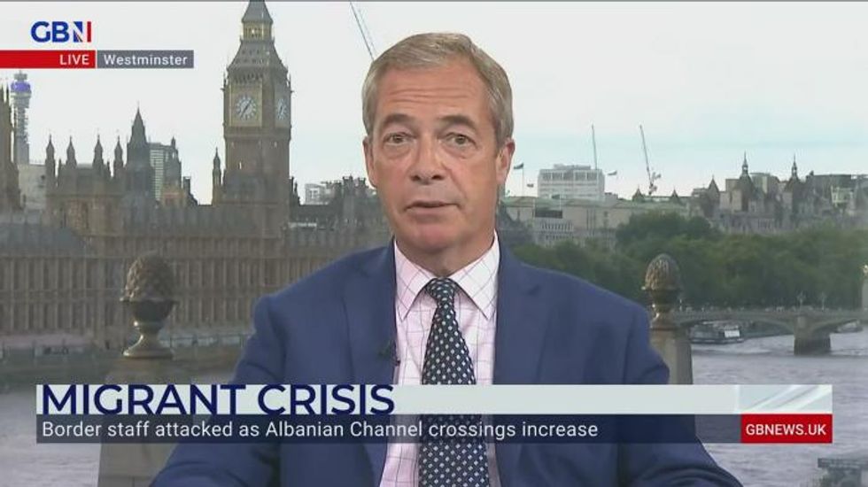 Nigel Farage slams 'taxi service' for illegal immigrants - as border force faces increasing violence