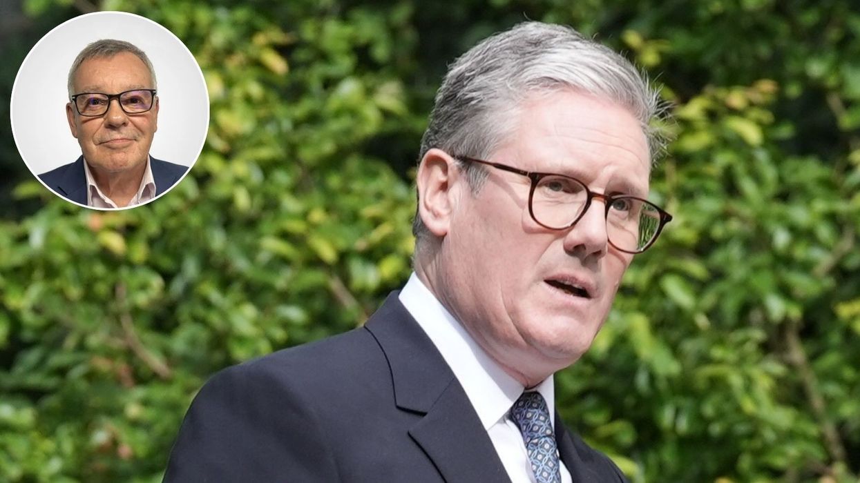 Nigel Nelson and Labour leader Keir Starmer