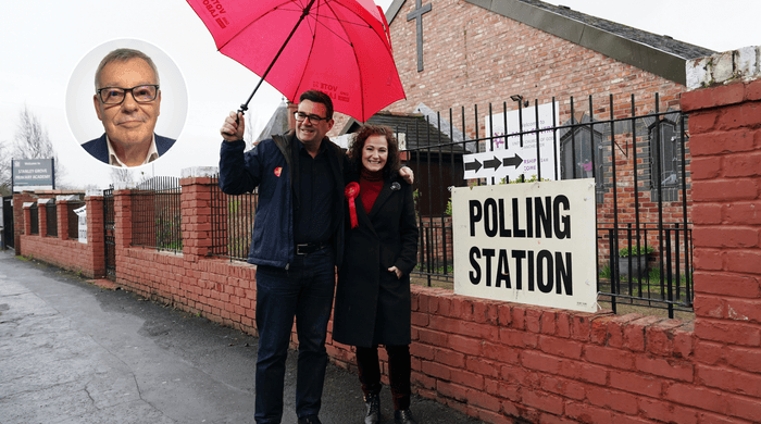 Nigel Nelson (left), Andy Burnham (right)