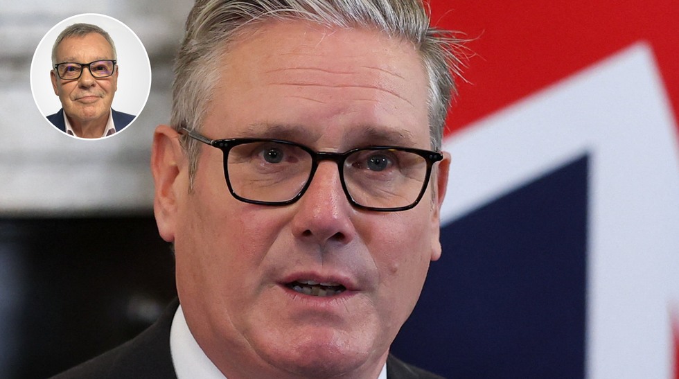 Nigel Nelson (left), Keir Starmer (middle)