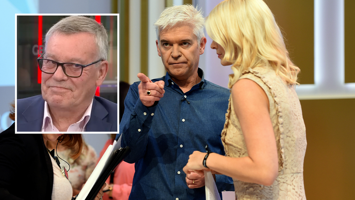 Nigel Nelson (left), Phillip Schofield (right)