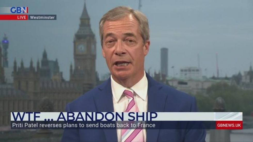 Nigel Farage claims drop in migrants crossing Channel has 'nothing to do with Rwanda deal'