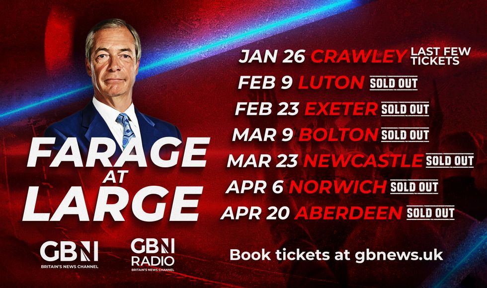 Nigel's tour is almost sold out!
