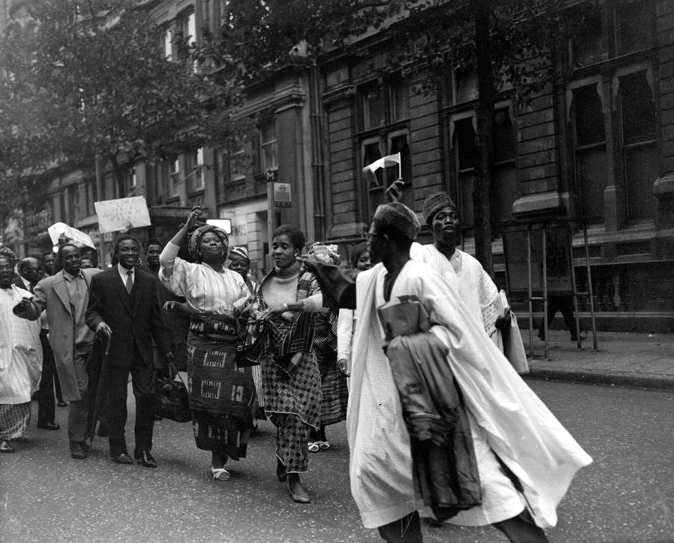 Nigerian independence celebrations in 1960