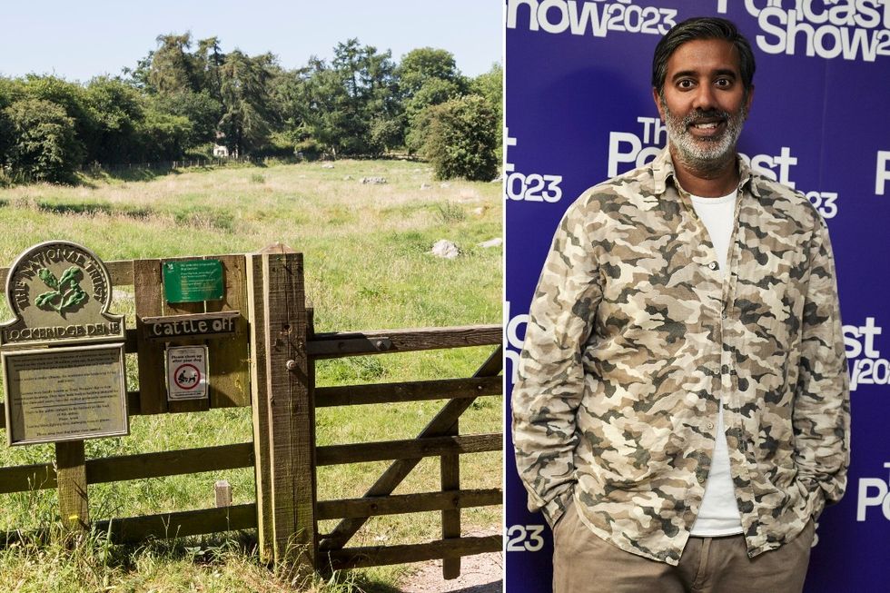 Nihal Arthanayake and National Trust land