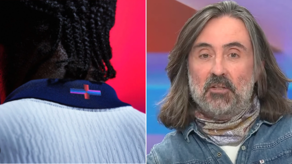 Nike's 'playful' design of St George's Flag and Neil Oliver