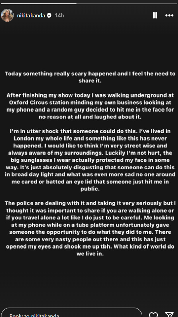 Nikita Kanda attacked