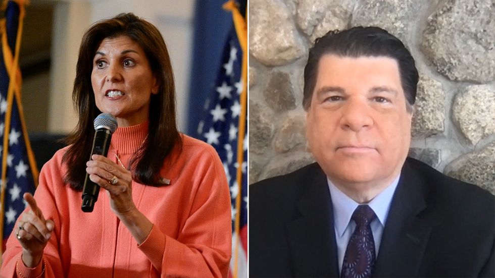 Nikki Haley and David Paleologos
