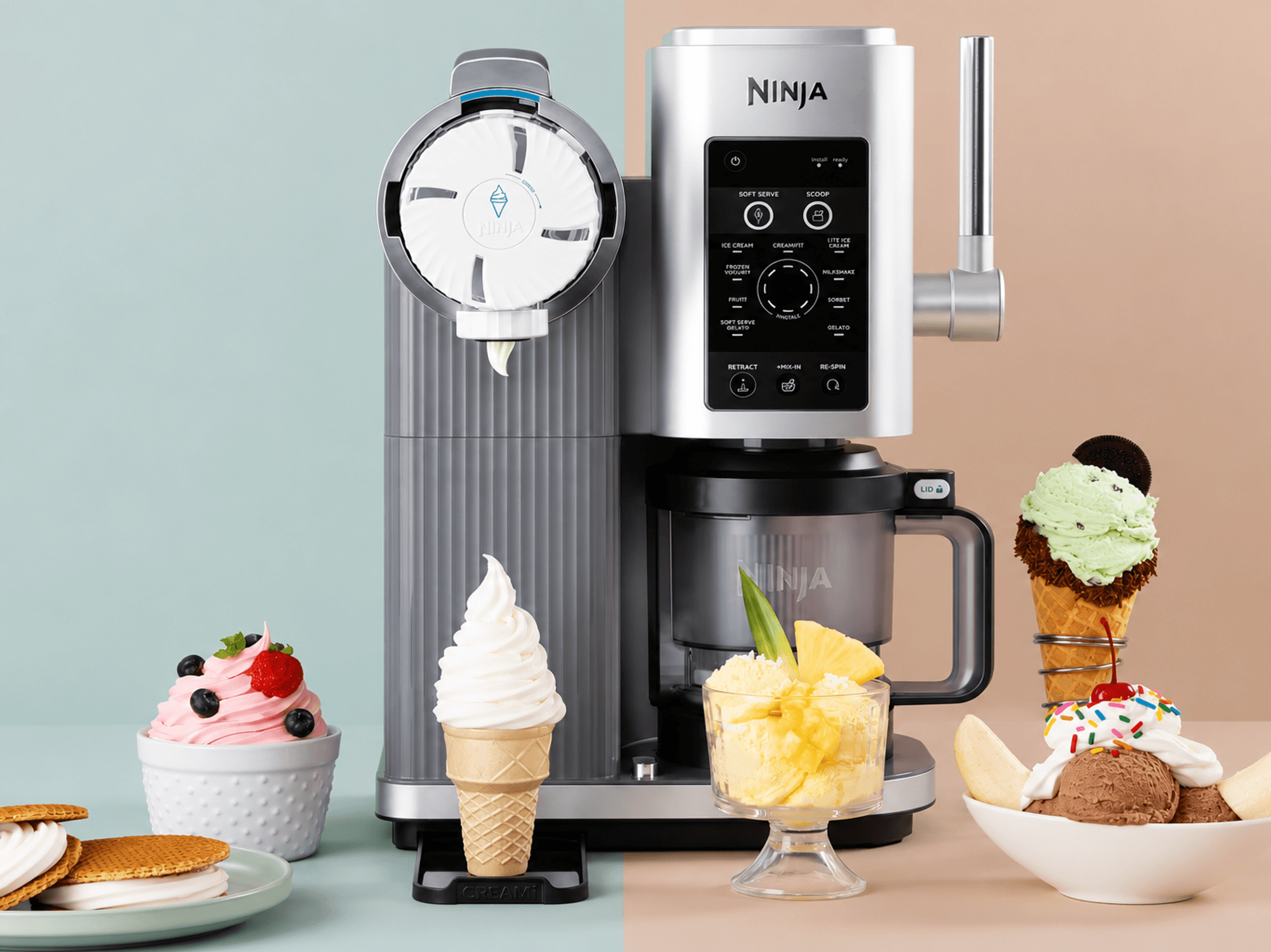 Ninja scoop and swirl ice cream maker