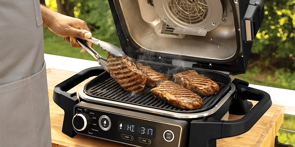 Upgrade to Ninja air fryer or BBQ to win £1,500 of kitchen gadgets Upgrade to Ninja air fryer or BBQ to win £1,500 of kitchen gadgets