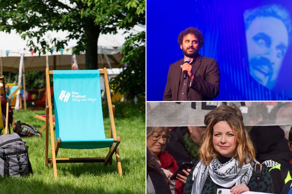 Nish Kumar, Charlotte Church, Hay Festival