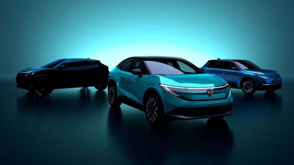Nissan's new range of electric vehicles