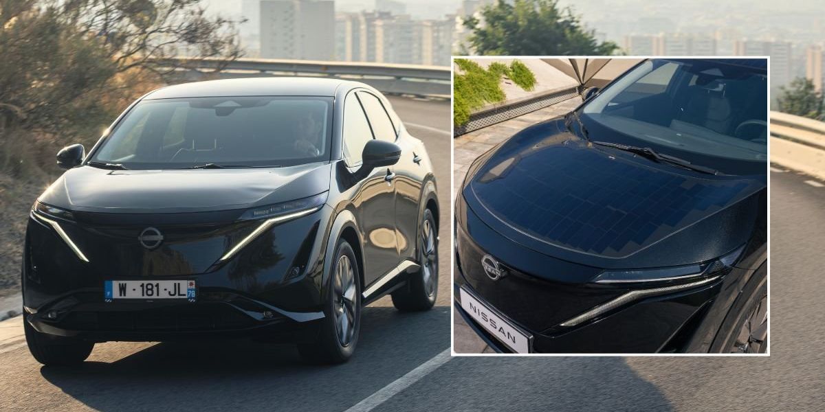Nissan unveils revolutionary solar-powered electric car that adds battery range as you drive Nissan unveils revolutionary solar-powered electric car that adds battery range as you drive