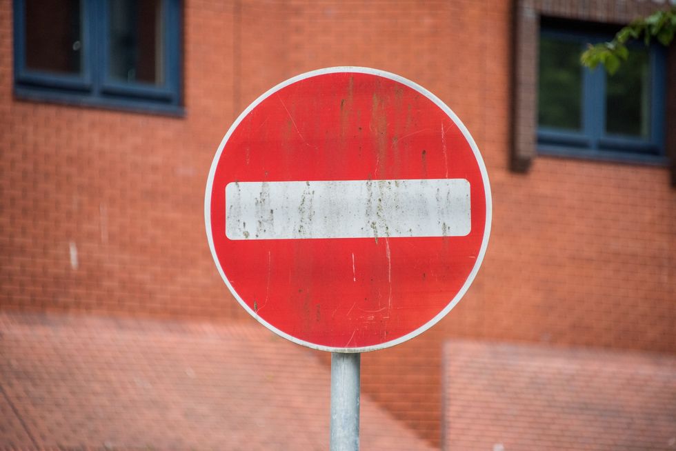 No entry sign