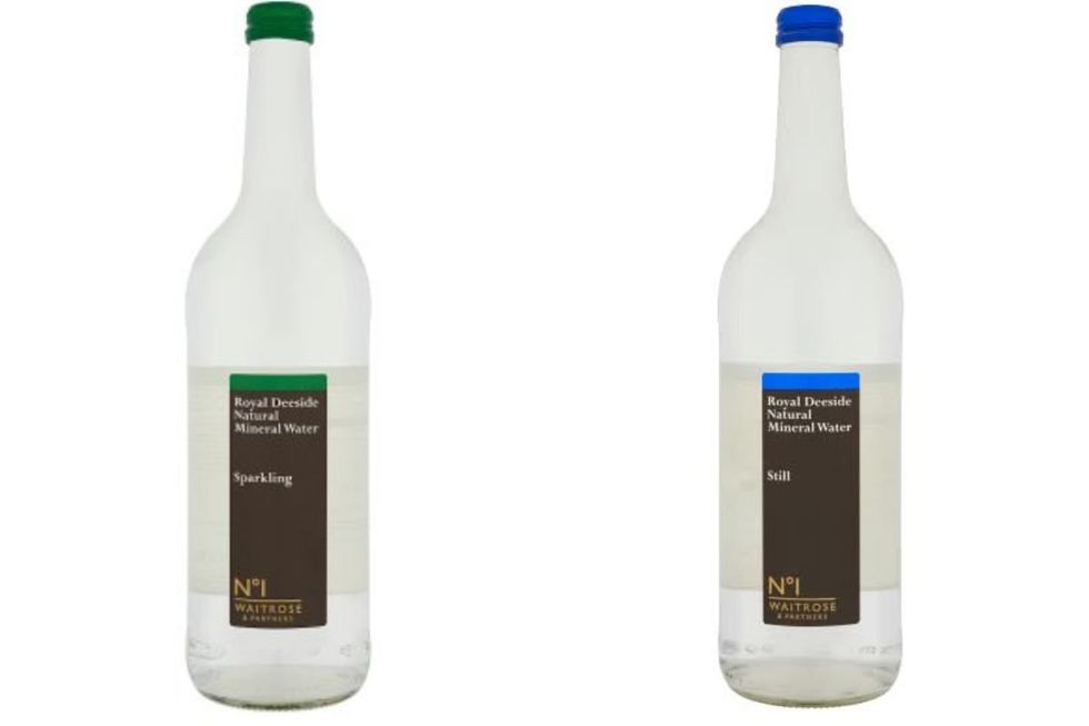 No1 Deeside Mineral Water and No1 Deeside Sparkling Water