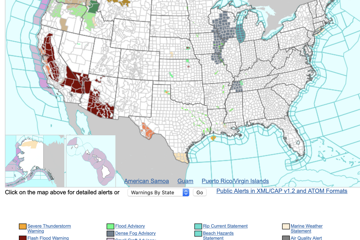 US weather forecast: 1,000 mile FLOOD ALERT as America hit by month-long thunder deluge