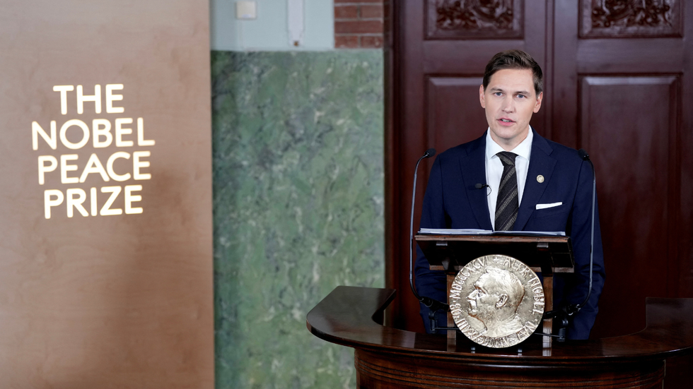Nobel Peace Prize ceremony in Oslo