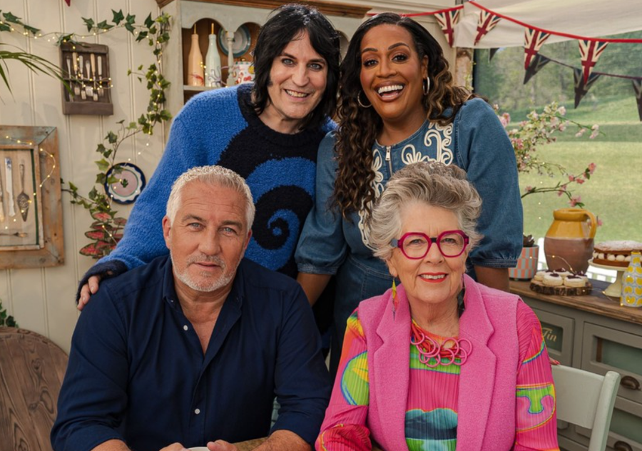 Noel Fielding, Alison Hammond, Paul Hollywood and Prue Leith
