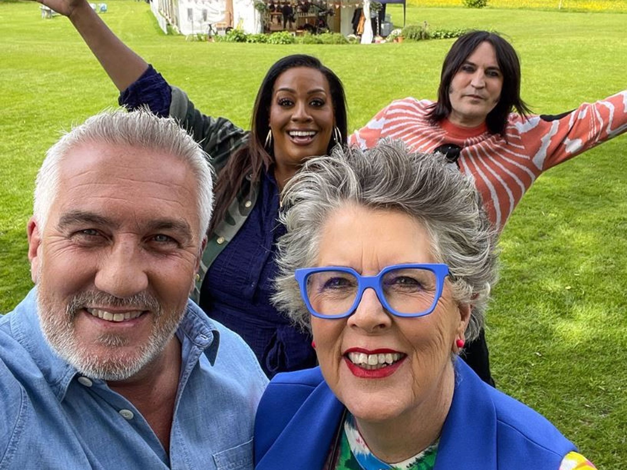 Noel Fielding and Alison Hammond