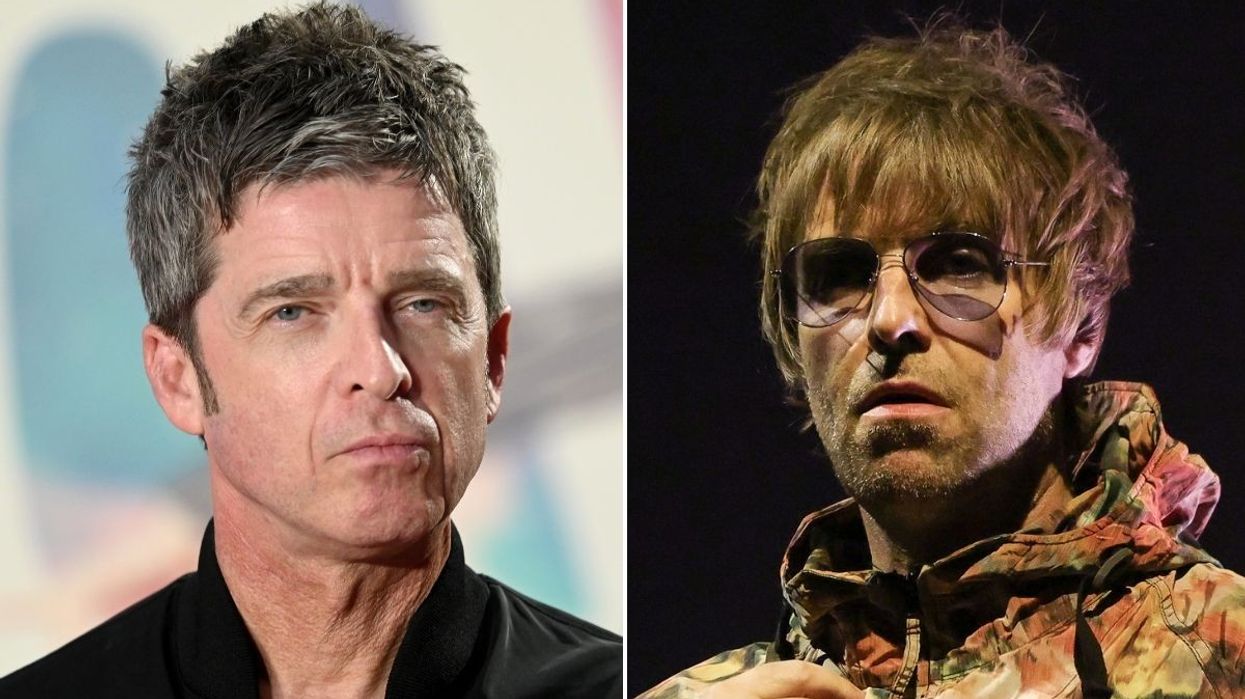Noel Gallagher and Liam Gallagher