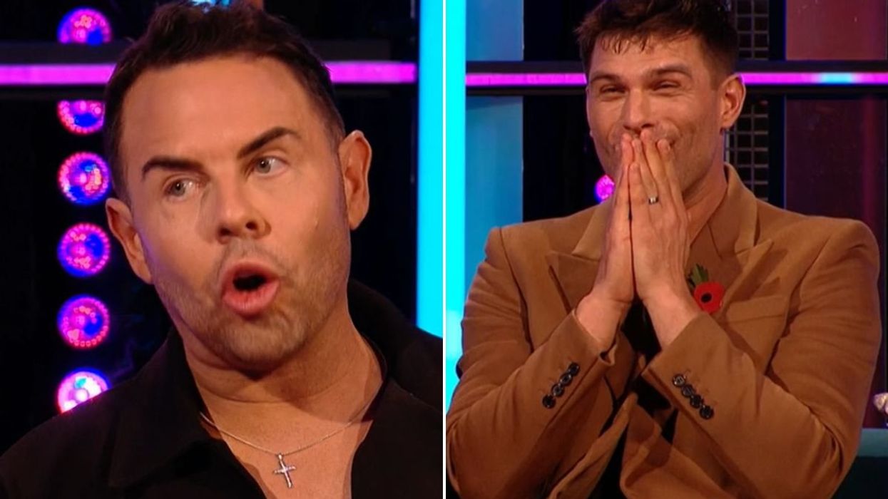 Aljaz Skorjanec speechless as BBC Strictly's La Voix delivers awkward jibe about Tim Davie resignation