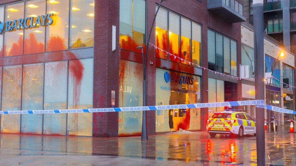 Palestine Action smash up TWENTY Barclays Bank branches across UK in latest vandalism campaign
