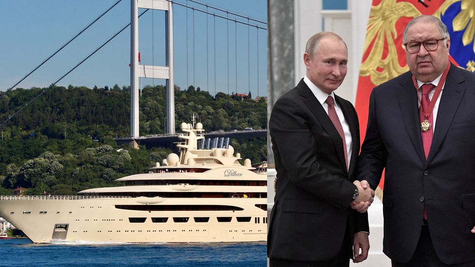 Russian oligarchs seek safe port for superyachts targeted with sanctions