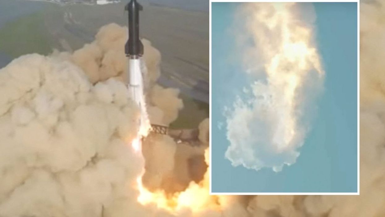 SpaceX's $3 billion rocket EXPLODES just minutes after test launch
