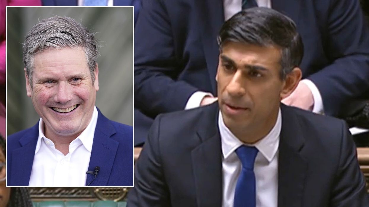 Devastating poll puts Starmer nearly THIRTY points ahead of Sunak as PM battles crisis