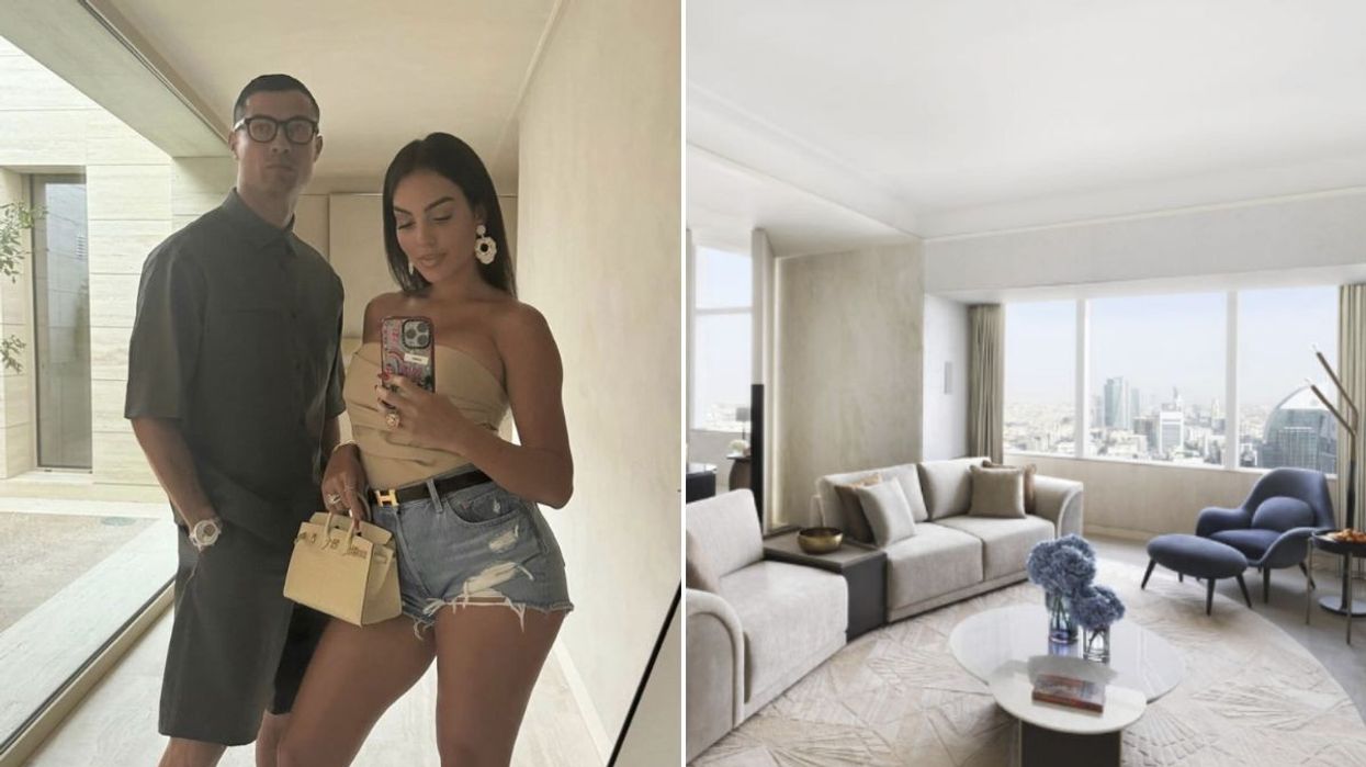 Cristiano Ronaldo and Georgina Rodriguez splashed out £250,000 a month on luxury Saudi Arabia hotel suite
