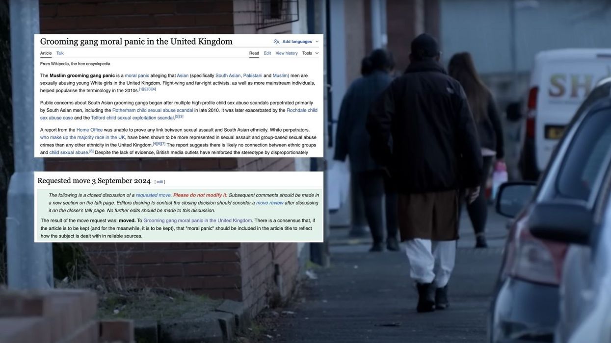 Outrage as Wikipedia changes grooming gangs article to ‘moral panic’ from the 'Far-Right'