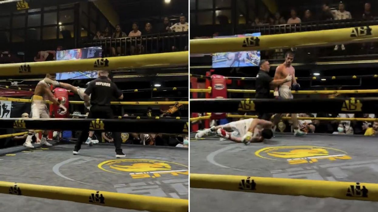 MMA fighter 'banned for life' after sickening moment in boxing match before bragging online