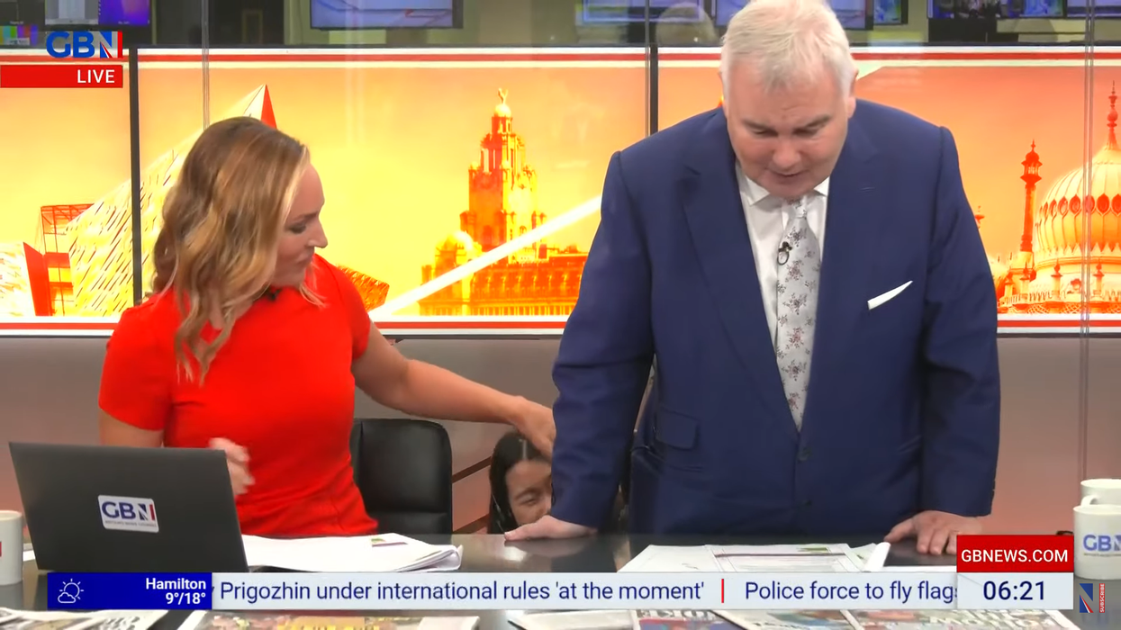 Eamonn Holmes hilariously halts show after cheeky Ruth Langsford complaint: 'Is that okay Ms Langsford?'