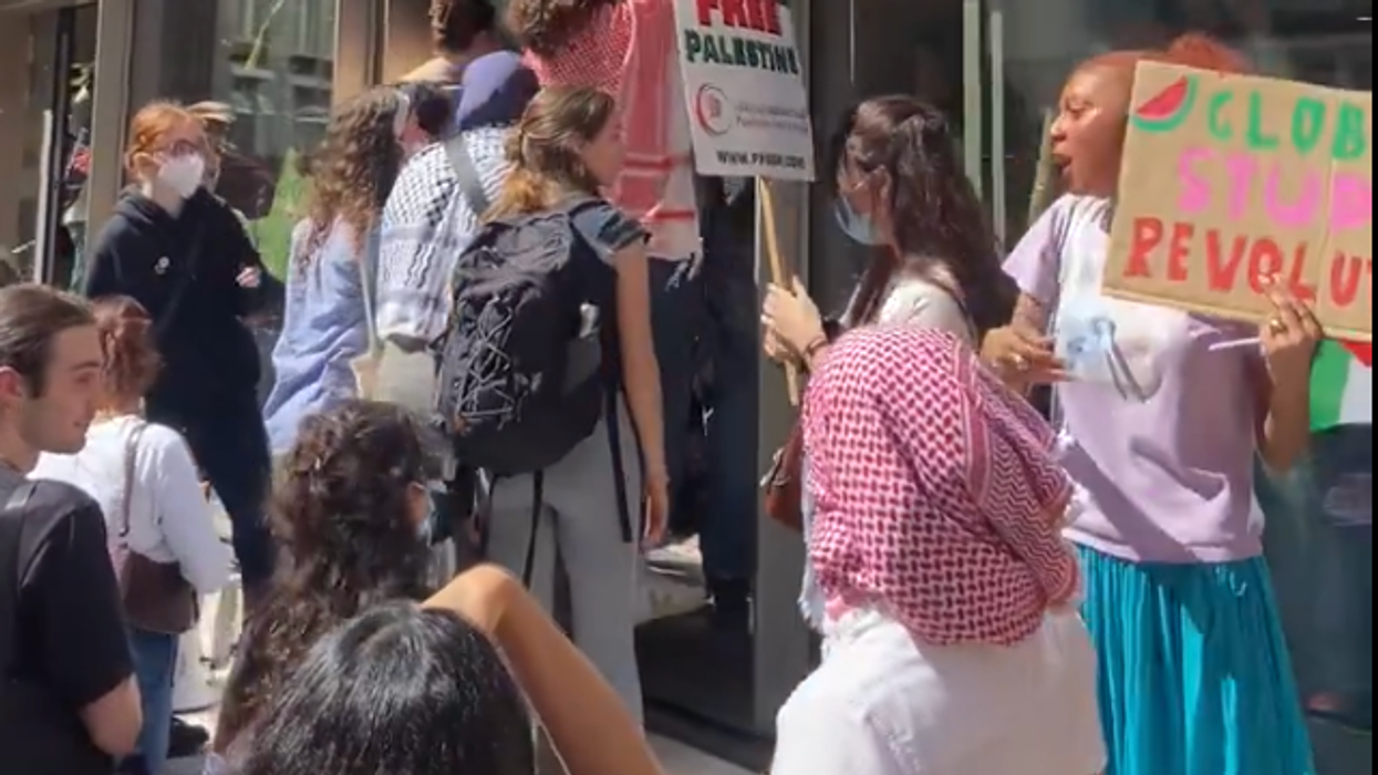 Palestine protesters STORM building at London School of Economics after judge ordered eviction as activists prepare for stand-off with police