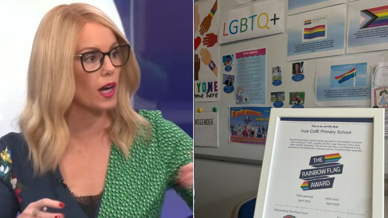 Michelle Dewberry in epic takedown of 'shameful' gender ideology as Wigan primary school plasters wall with LGBT messages