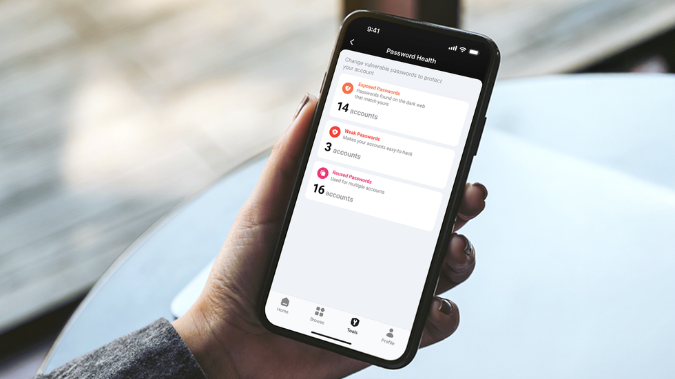 NordPass app displayed on mobile