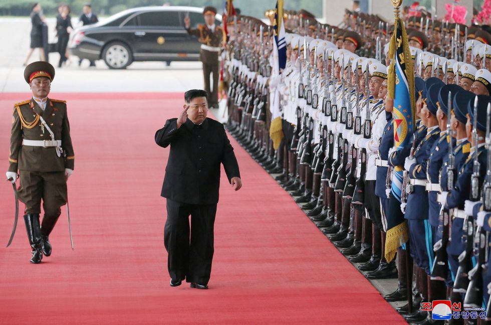 North Korean leader Kim Jong Un departs Pyongyang, North Korea, to visit Russia