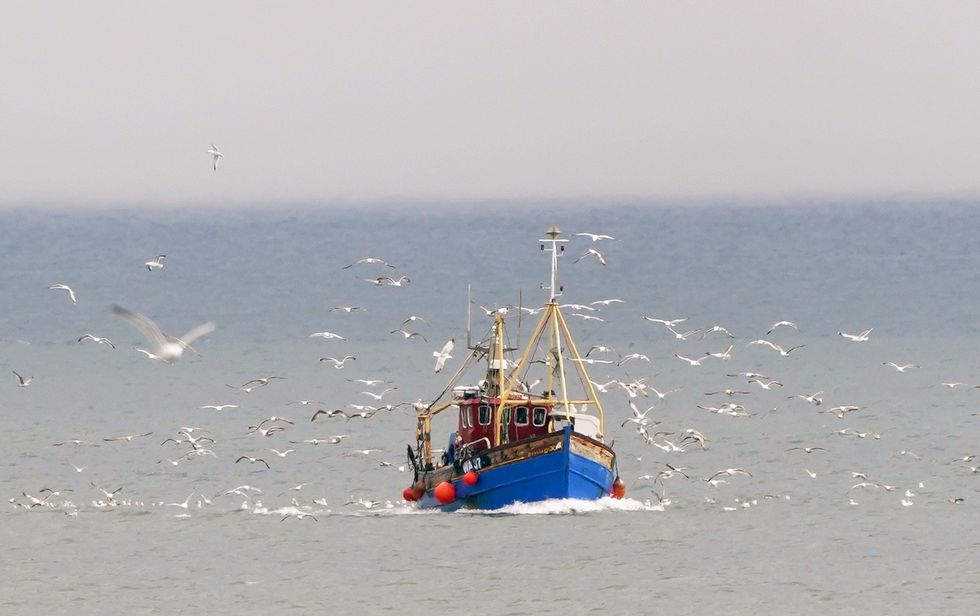 North Sea fishing boat
