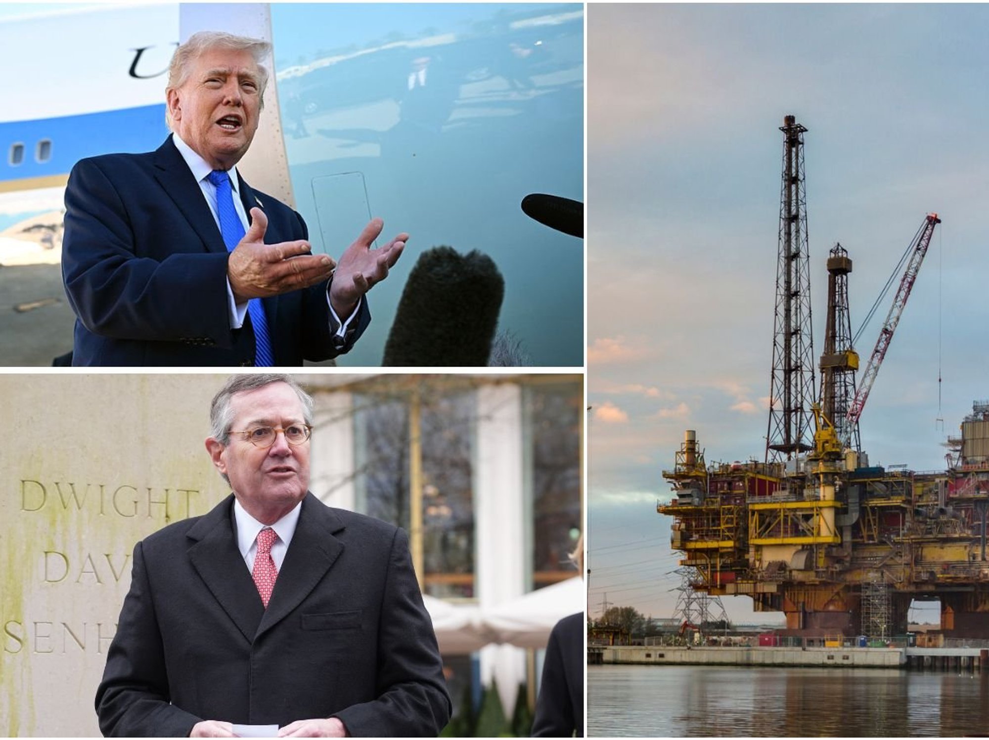 North Sea oil rig, Warren Stephens and Donald Trump