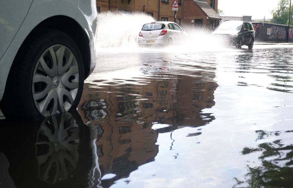 North-west England has a yellow weather warning, with flooding expected.